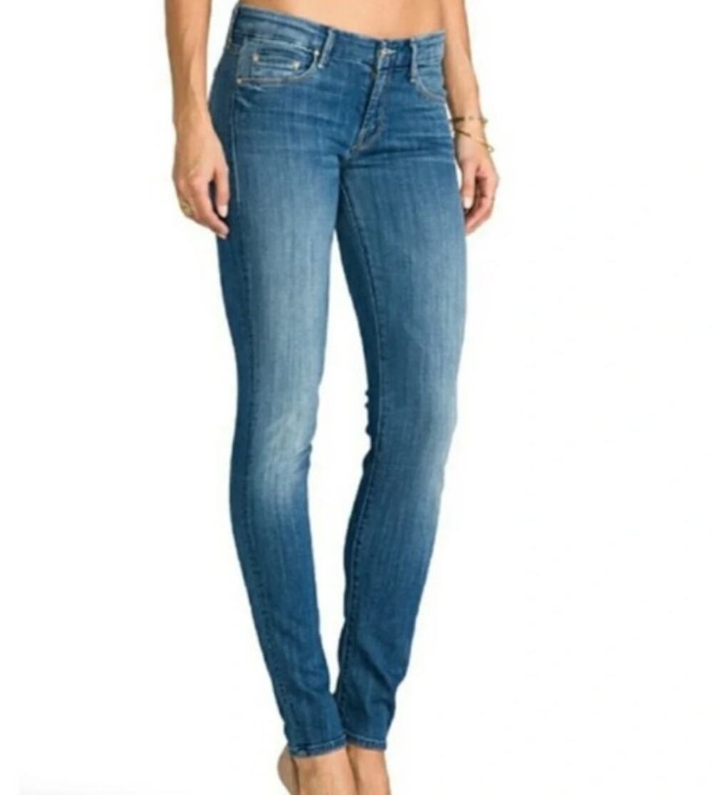 Mother The Looker Medium Kitty Skinny Jeans, Size 28